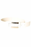 Ceinture Blanche avec boucle rectangulaire CE 502 - 1
