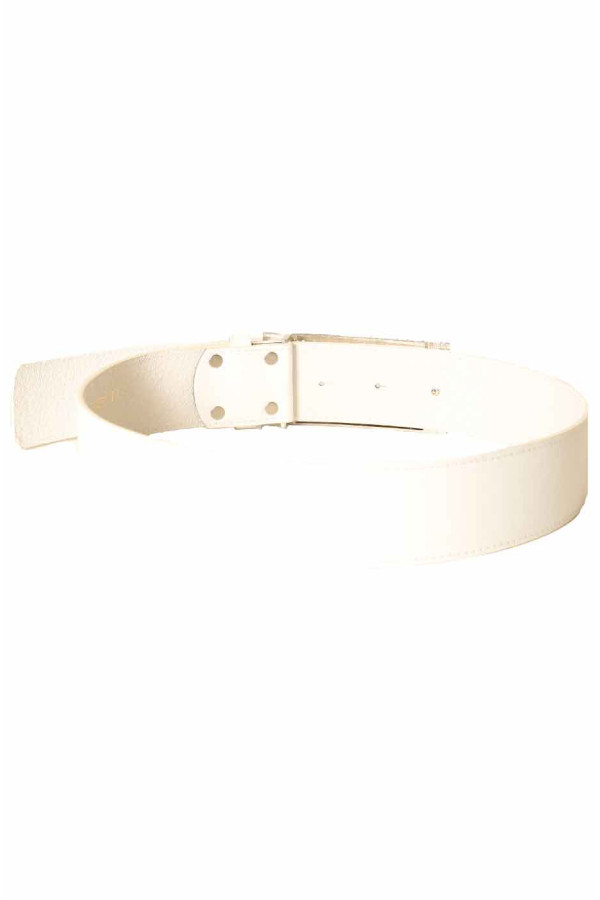 Ceinture Blanche avec boucle rectangulaire CE 502 - 4
