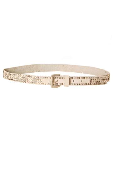 Ceinture Taupe fine avec petite boucle SG-0974 - 2