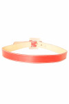 Ceinture Rouge avec couture blanche à boucle carré CE 504 - 3