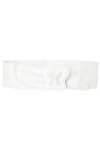 Ceinture blanche légère a boucle forme papillon. BG-PO38 - 1