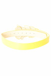 Ceinture Jaune, boucle motif feuilles BG-PO44 - 3