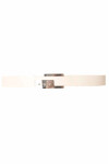 Ceinture Blanche, boucle rectangulaire avec strass BG 0236 - 1