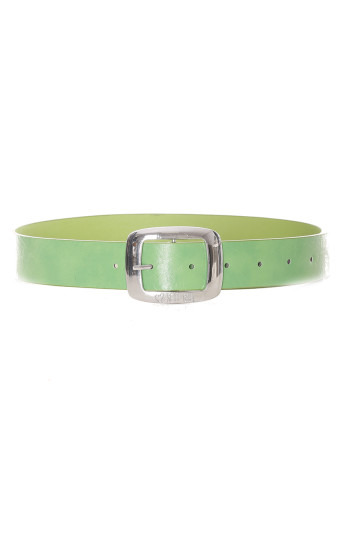 Ceinture verte unie basique verte - D7358 - 1