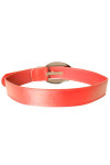 Ceinture Rouge large avec grosse boucle arrondi CE 747 - 3