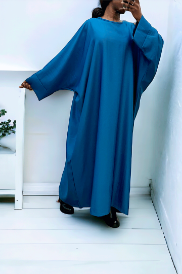 Abaya bleu over size (36-52) coupe kimono - 2