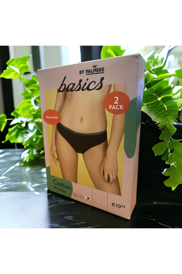 Pack de 2 Culottes By PALMERS en Cotton noir 