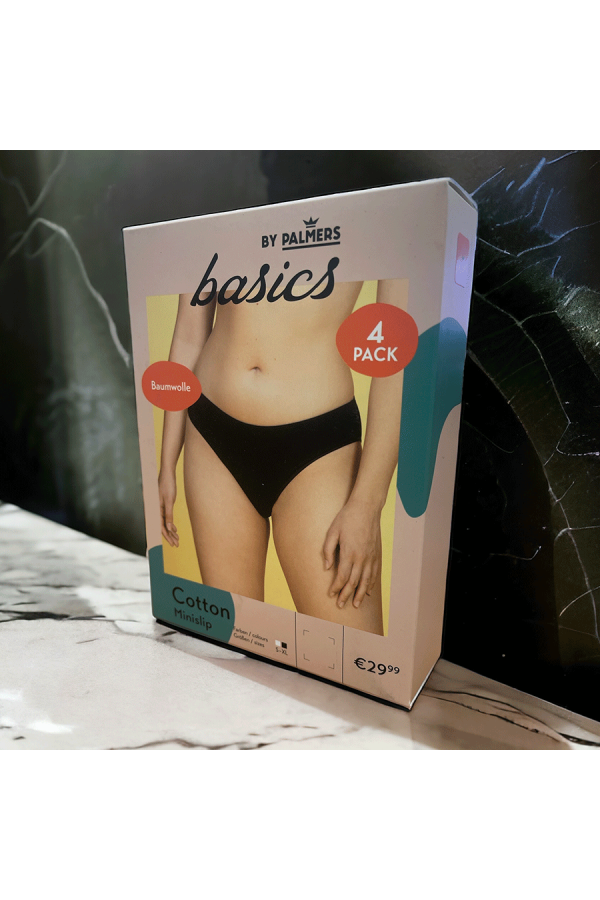 Pack de 4 Culottes By PALMERS en Cotton noir 